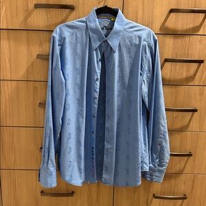 Robert Graham Blue Dress Shirt